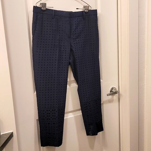 Ann Taylor The Petite Ankle Pant In Eyelet - Picture 1 of 7